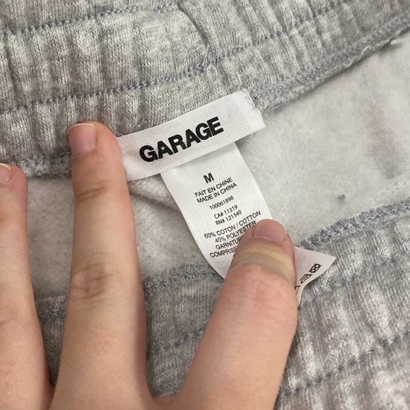 Garage- Grey Fleece Joggers - Picture 2 of 3